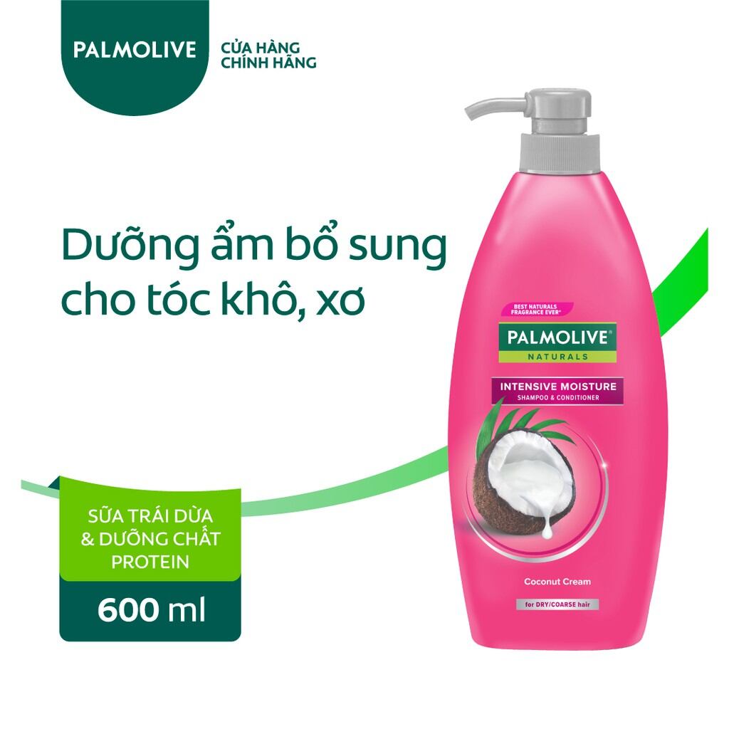 Dầu gội xả 2in1 Palmolive chai 600ml