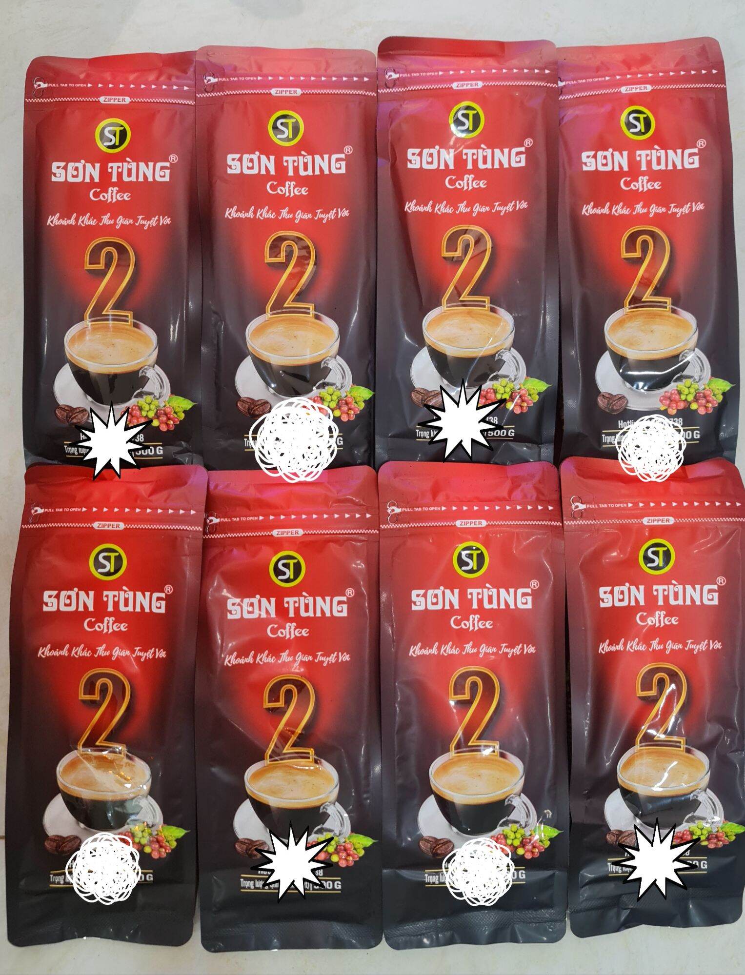 Cà Phê Sơn Tùng Số 1, 2, 3, 4 Gói 500gr