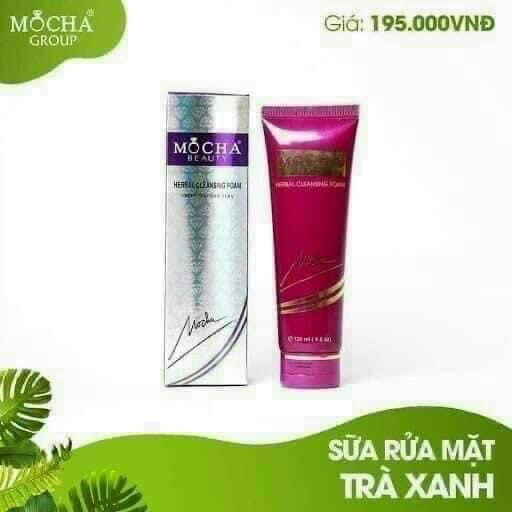 Sữa rửa mặt trà xanh nha đam Mocha tuýp 120ml
