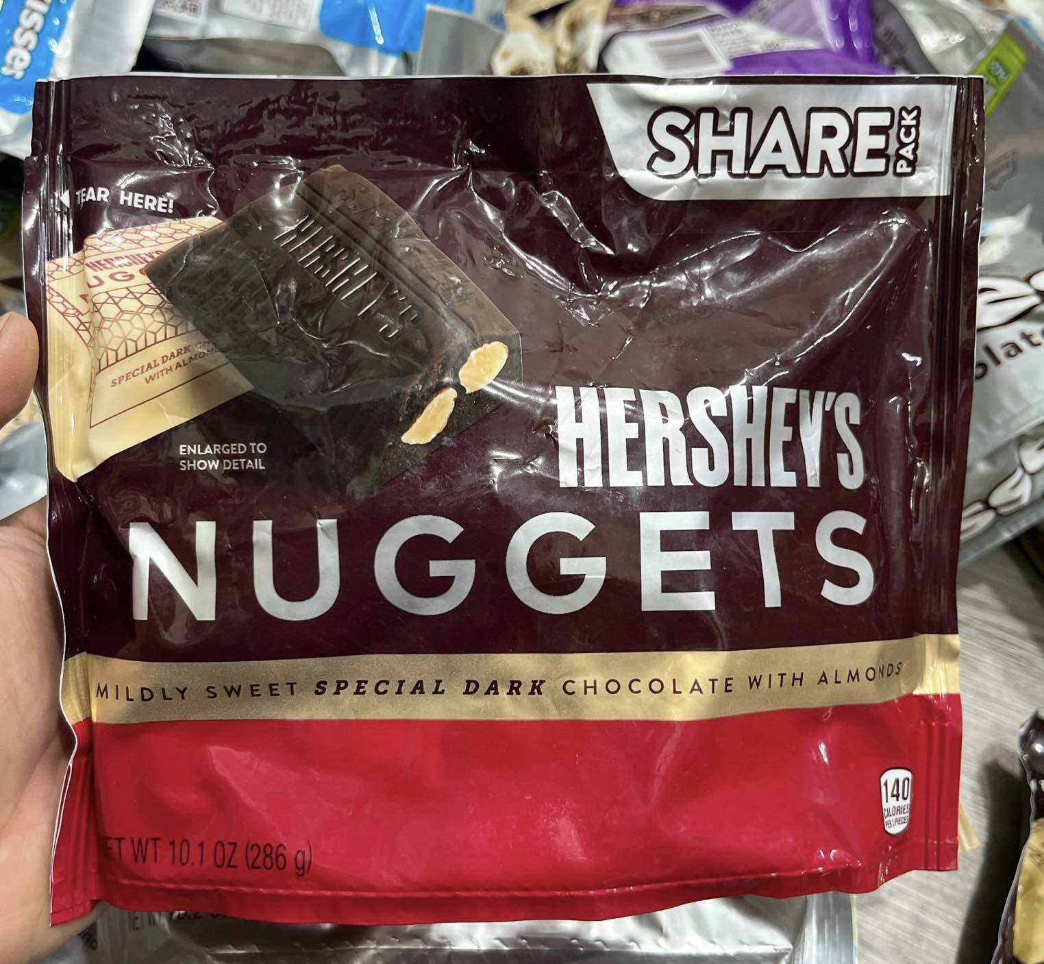  Hàng Mỹ Kẹo Socola Hershey đủ loại 283g date xa 