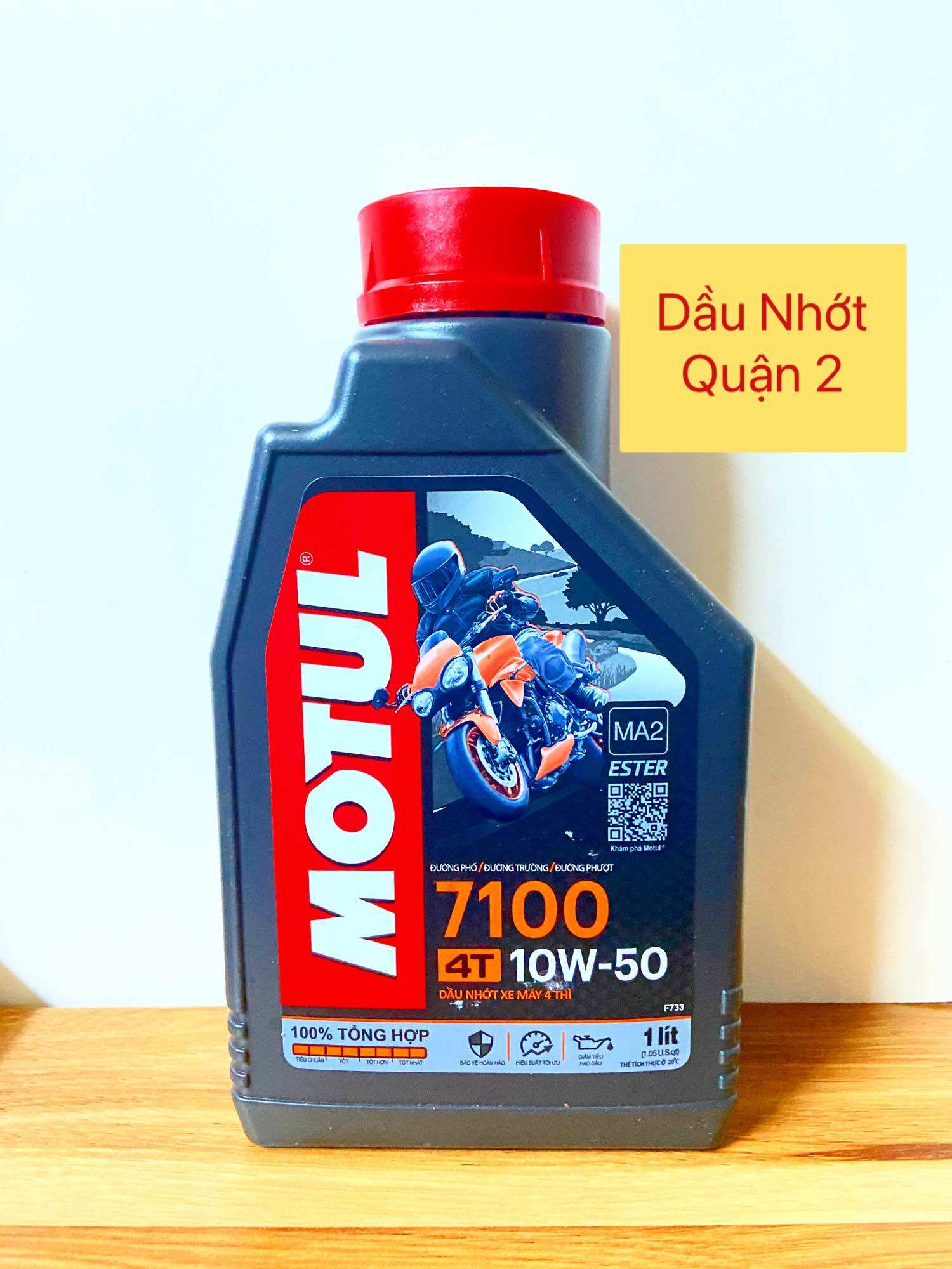 Motul 7100 dành cho xe máy - 10w50 1L