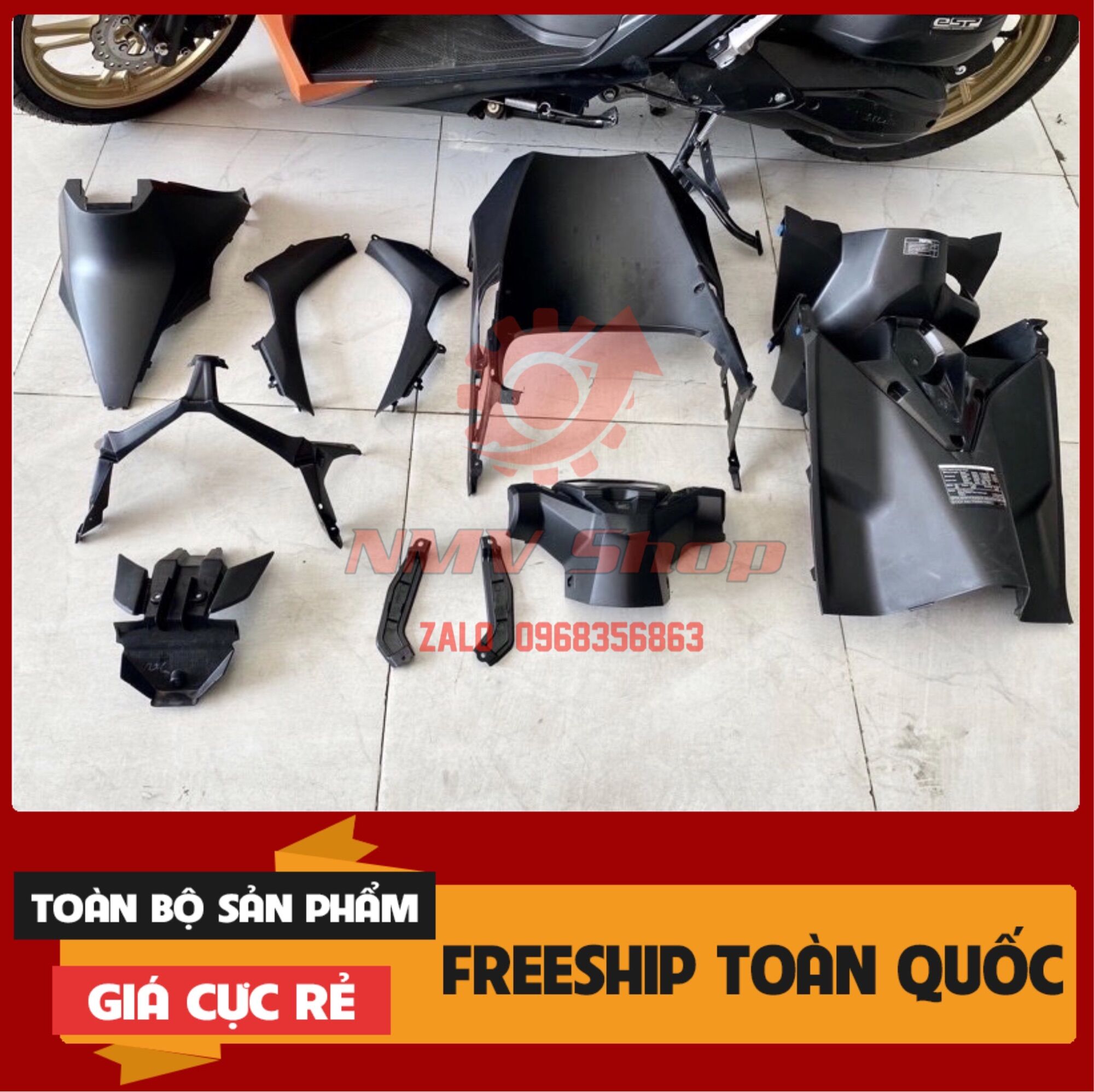 Full dàn nhựa nhám vario click hàng tháo xe mới