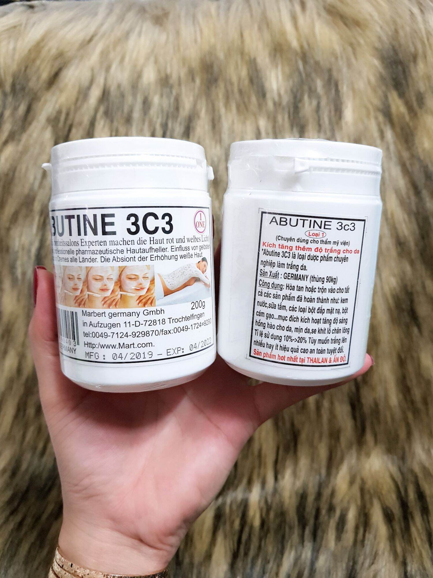 Bột kích trắng abutine 3c3