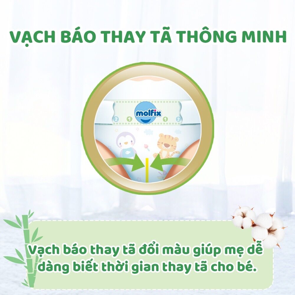 Tã dán sơ sinh MOLFIX (<5kg) XS40+4/XS72+8