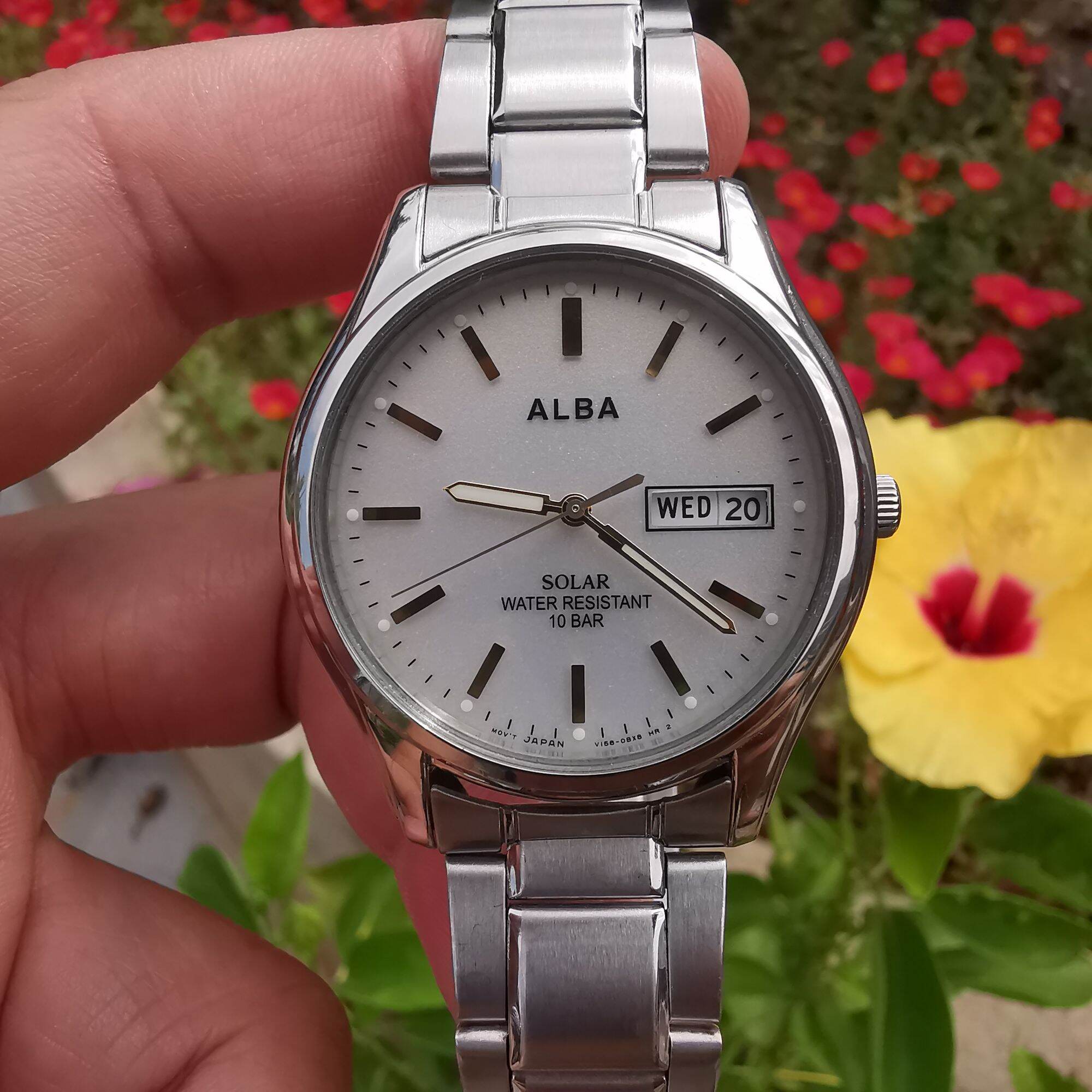 Đồng Hồ Nam ALBA Eco-Drive.