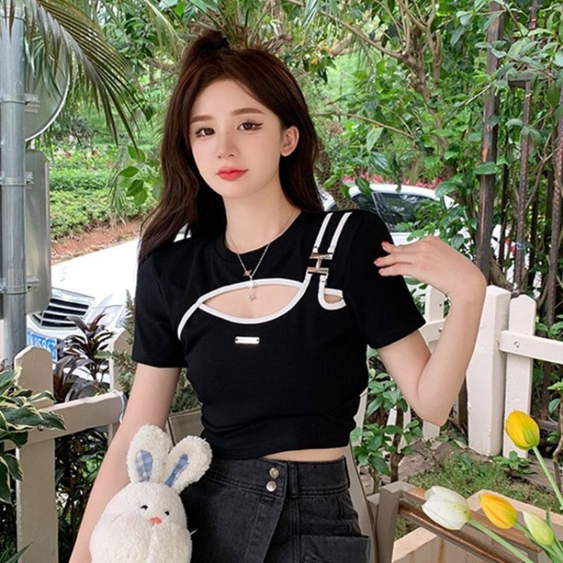 ÁO KIỂU THUN PHỐI MÓC XALO3