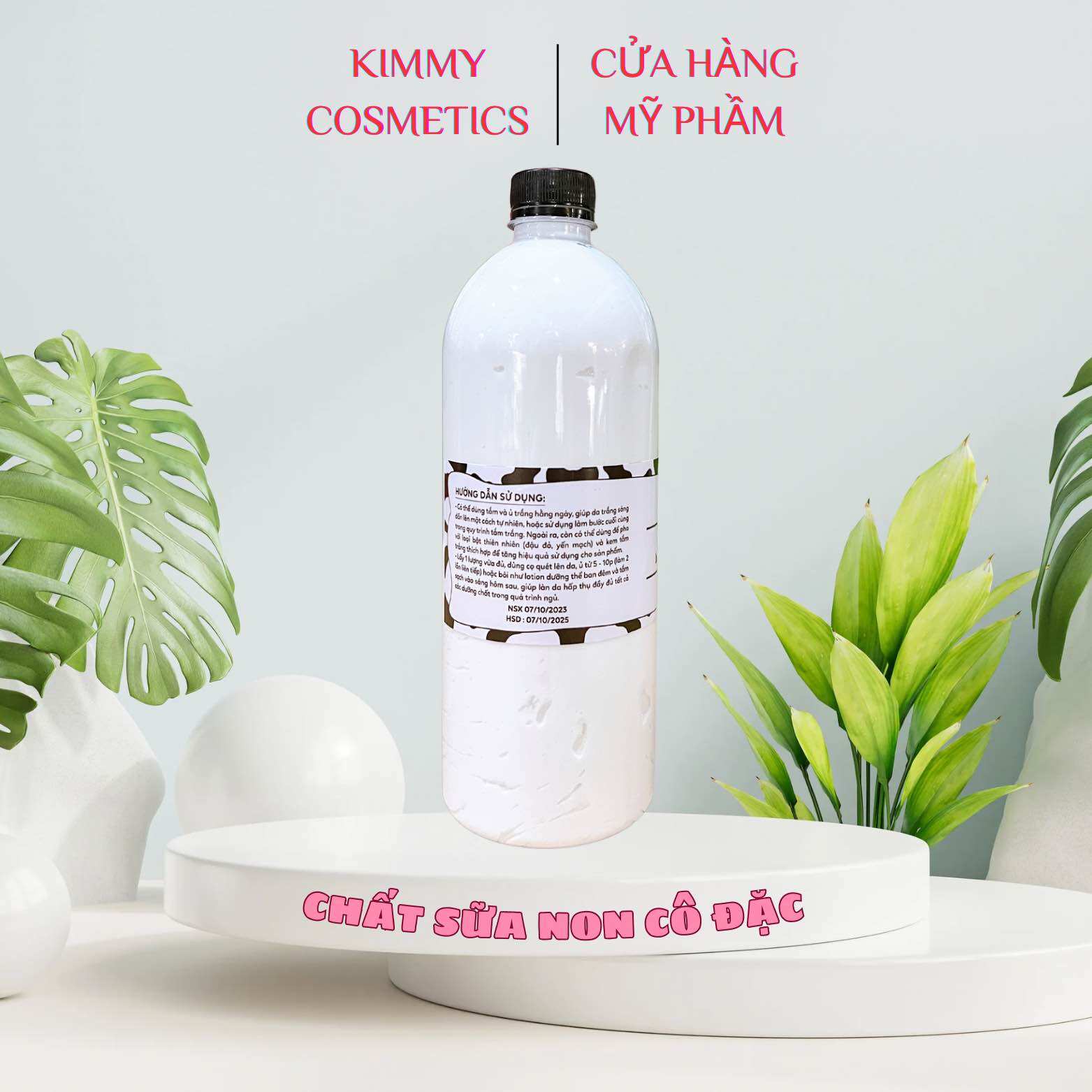Sữa Non Ủ kích trắng da chai 1000ml ( 1 lít )