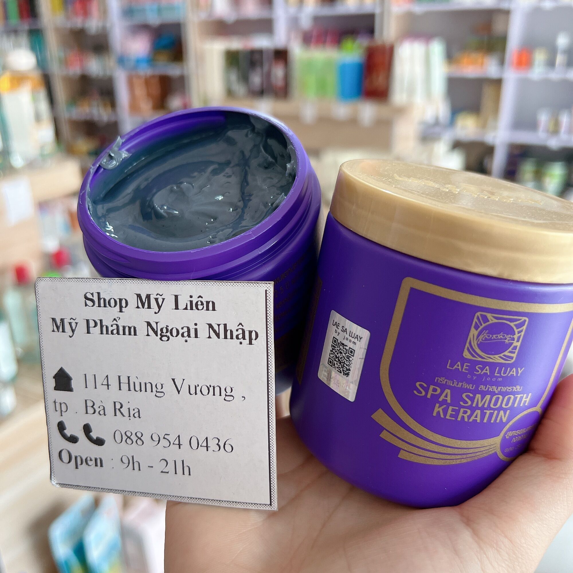 Ủ TÓC COLLAGEN Lae Sa Luay (màu tím