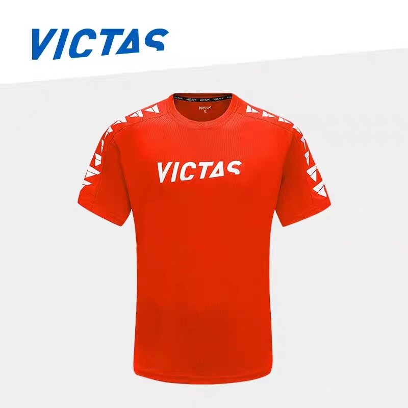 Trang phục bóng bàn victas victas, áo luyện tập bóng bàn, áo thun bóng bàn cổ tròn