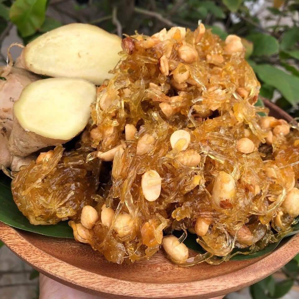 Mứt gừng dẻo sợi nhà làm 500g (Mứt gừng rối truyền thống)