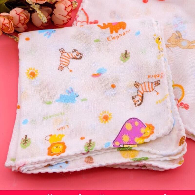 Set 10 khăn sữa hoa  xuất nhật