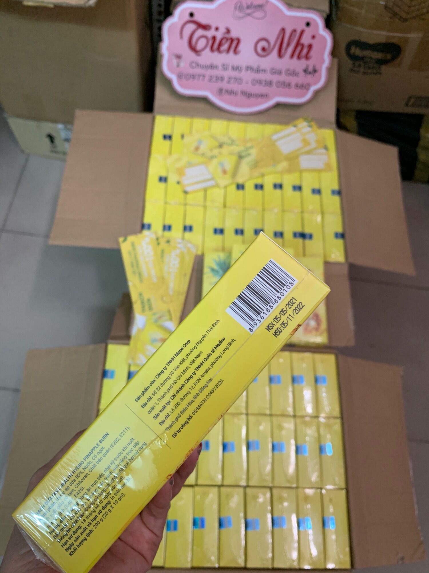 Thạch dứa giảm cân Matxi corp buôn sỉ