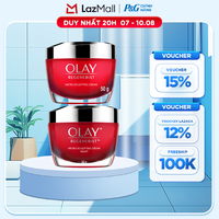 Combo Kem Dưỡng Ngày & Đêm OLAY REGENERIST Căng Mướt, Sáng Khỏe & Phục Hồi Dấu Hiệu Lão Hóa Hũ 50G