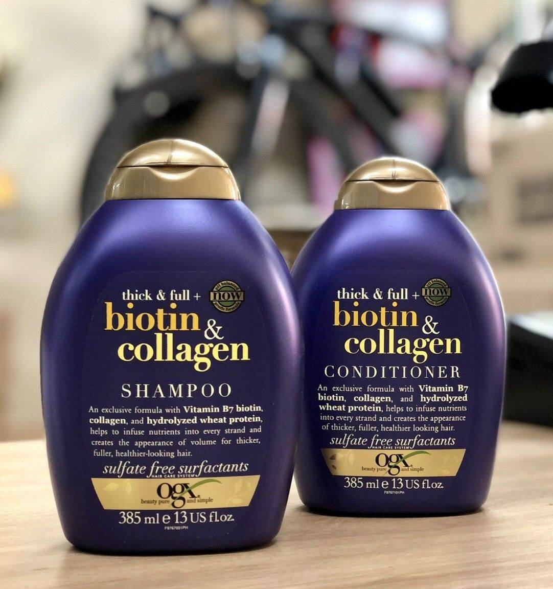 Dầu Gội/Xả Biotin collagen Tím