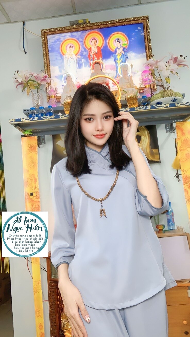 Pháp Phục, Đồ Lam Đi Chùa Nữ Mẫu La Hán (Hiền Hồ)