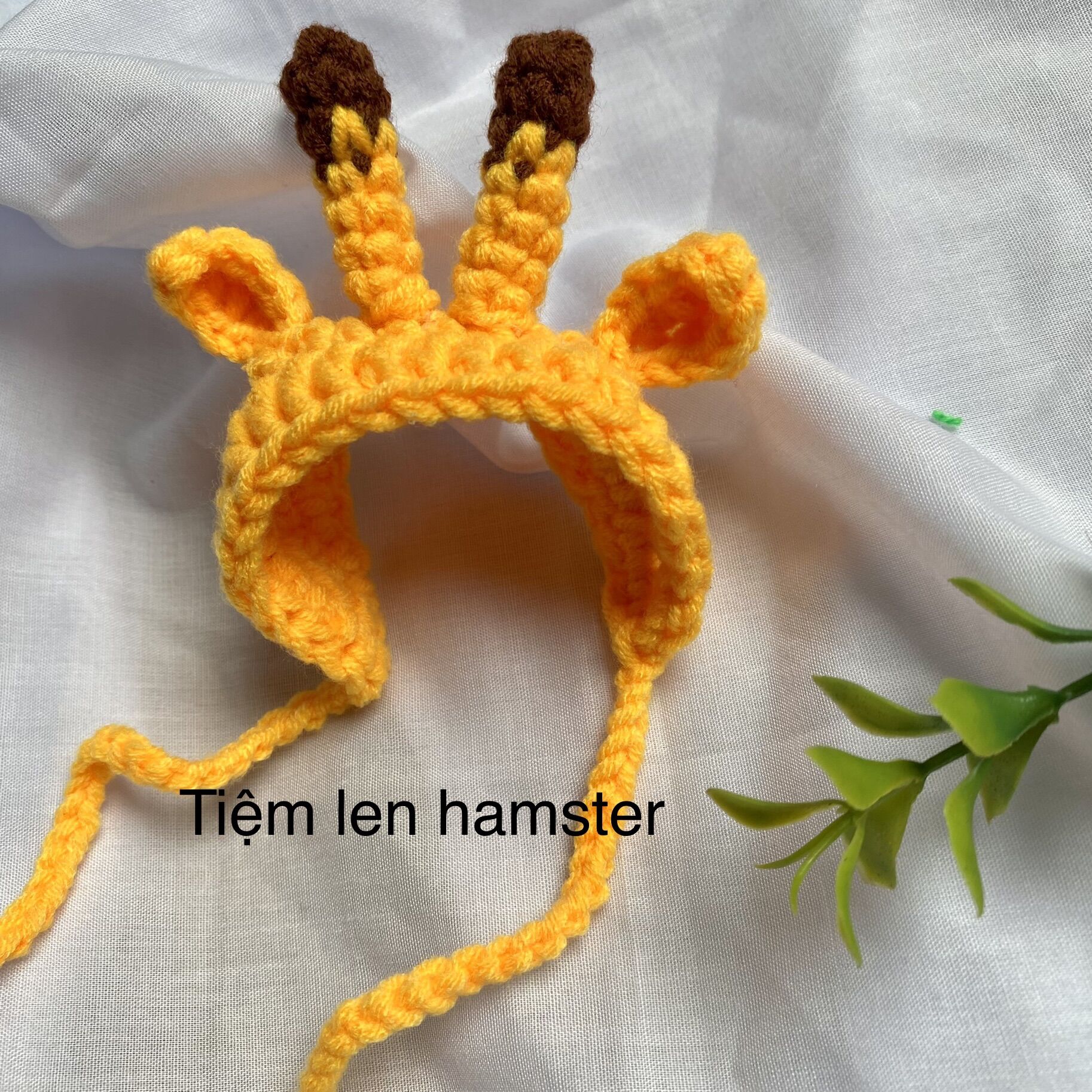 Nón mũ hươu nhỏ cho guinea pig, bọ ú, mèo con