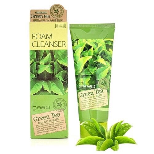 Sữa rửa mặt tinh chất trà xanh Green Tea Dabo Hàn quốc