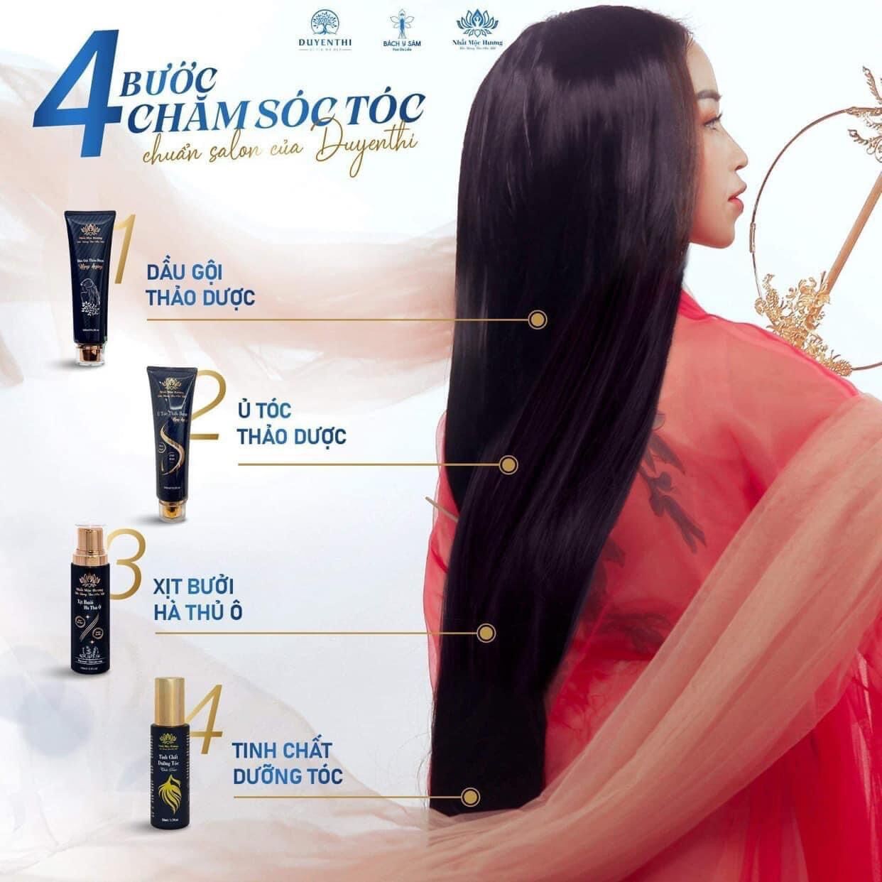[HCM]Combo DẦU GỘI + Ủ Tóc Thảo Dược Nhất Mộc Hương - Bách Y Sâm