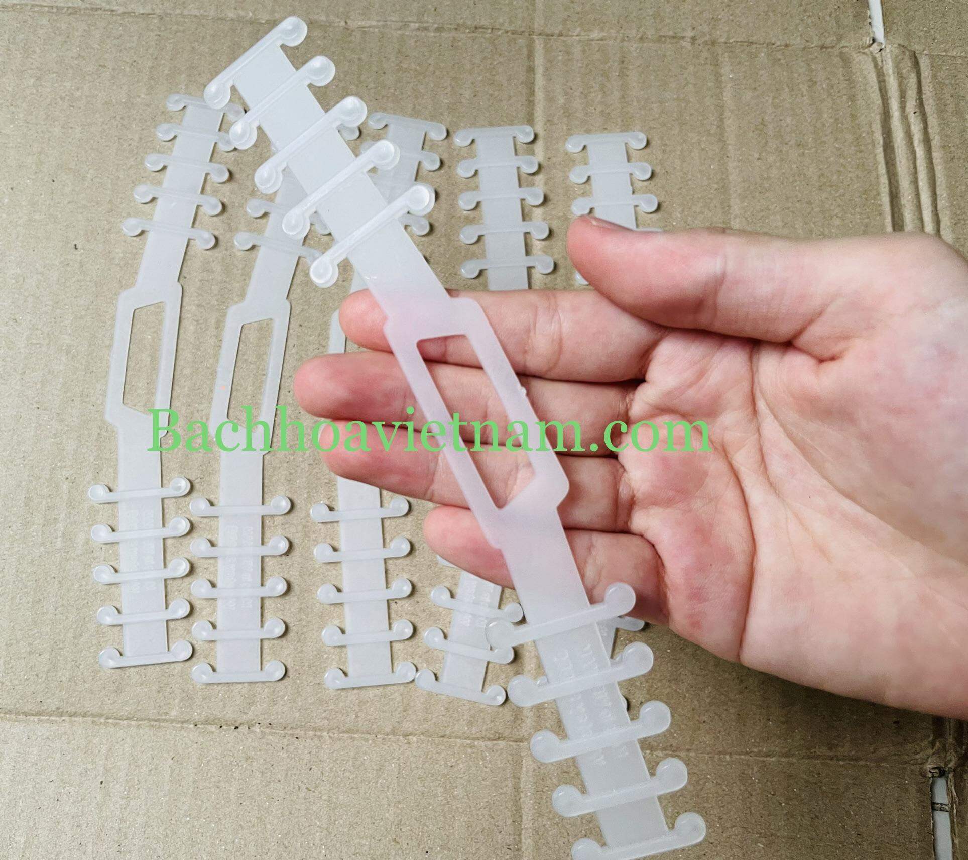 Combo 10 thanh nhựa đeo khẩu trang chống đau tai loại 18cm, Khẩu trang, Dây đeo giữ khẩu trang, Tai giả đeo khẩu trang, Đai đeo quai đeo khẩu trang không đau êm tai, thanh nhựa móc xương cá đeo khẩu trang, móc cài khẩu trang