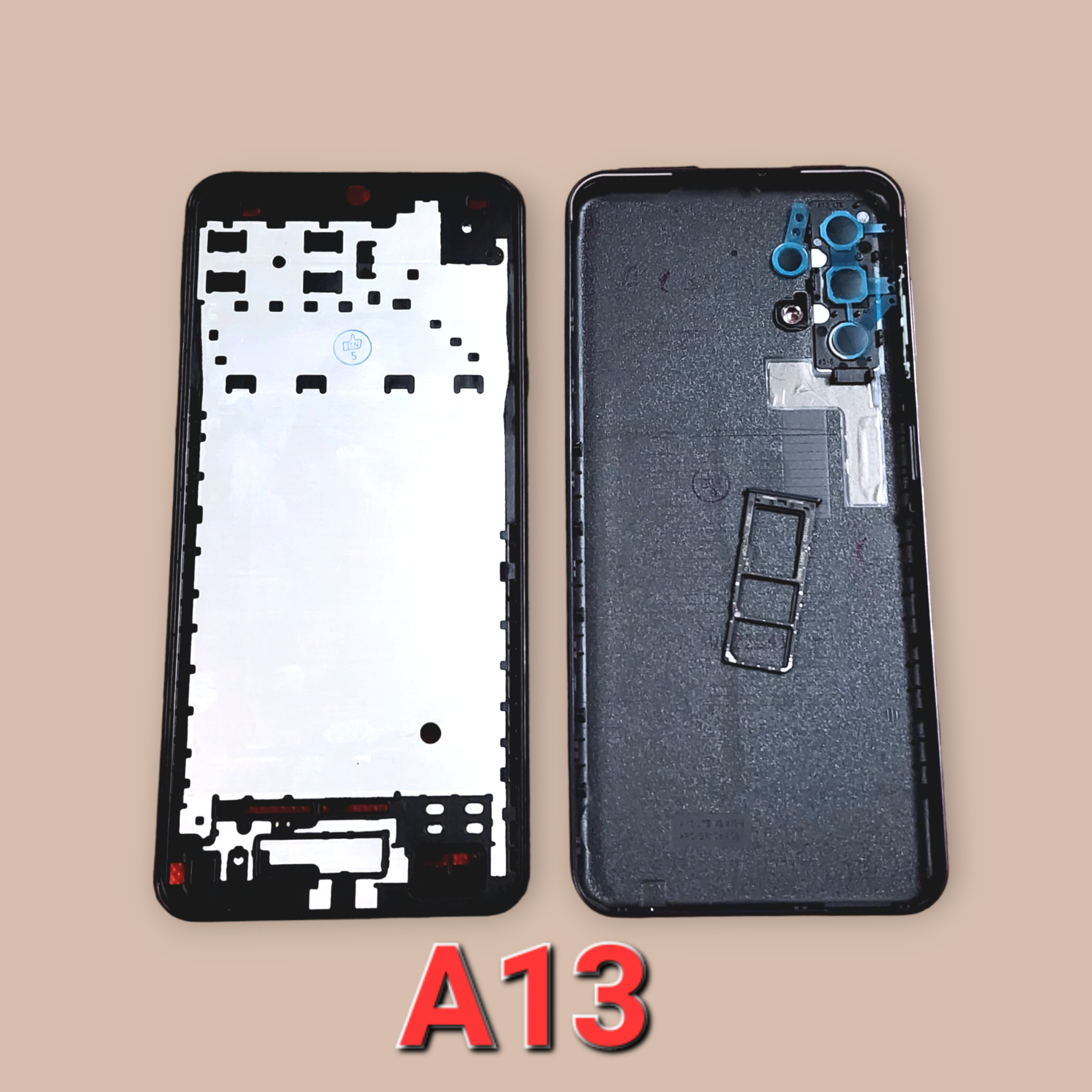 Vỏ Sam Sung A13 Zin Full , Vỏ Bộ Sam sung A13 full blacket + khay sim