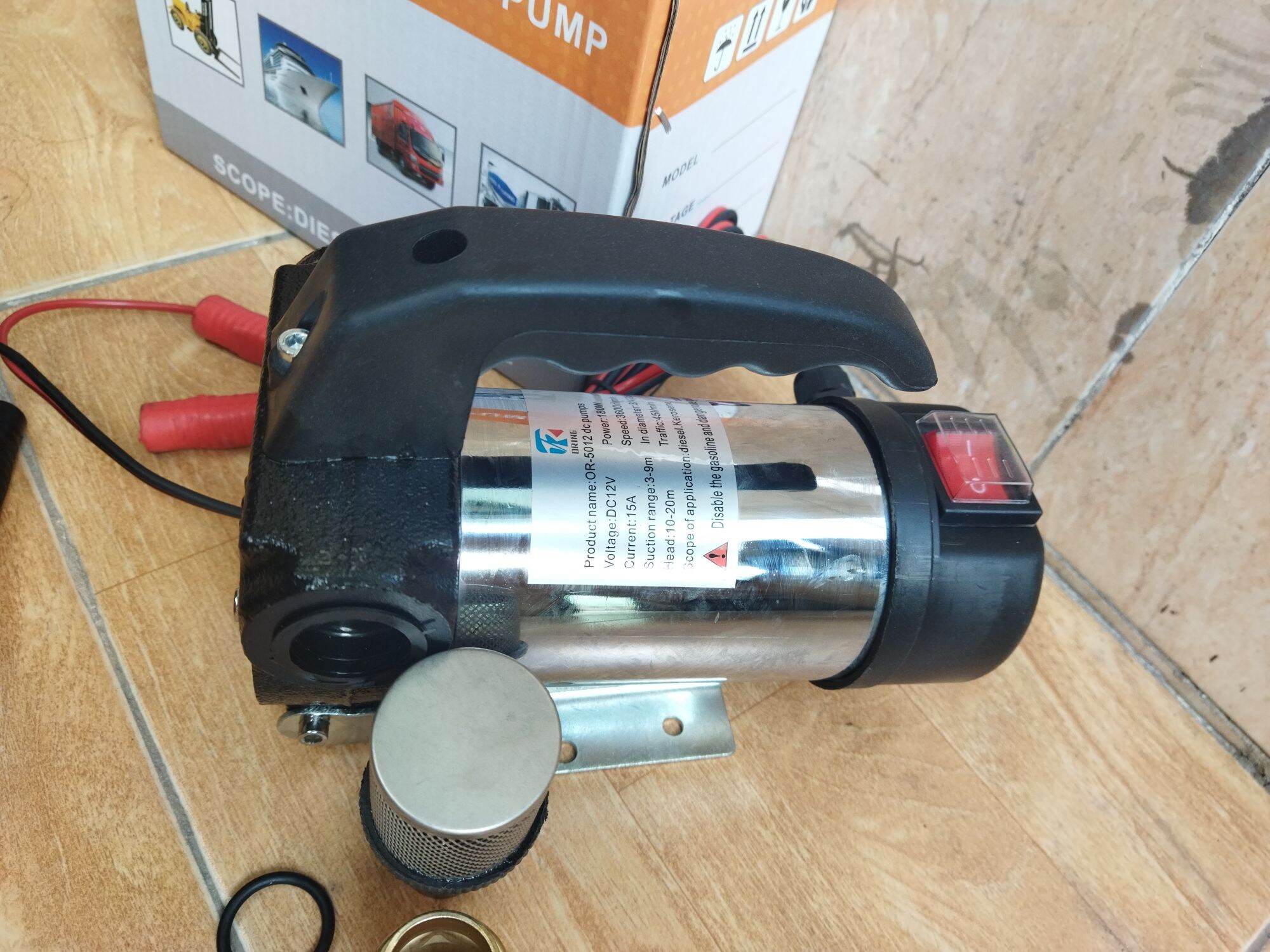 máy bơm dầu diesel và nhớt 12v OR _5012.