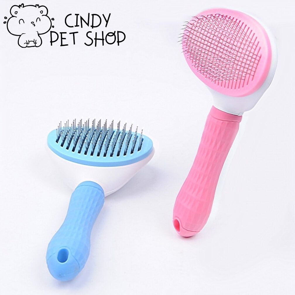 Lược chải lông thú cưng có nút bấm tách lông