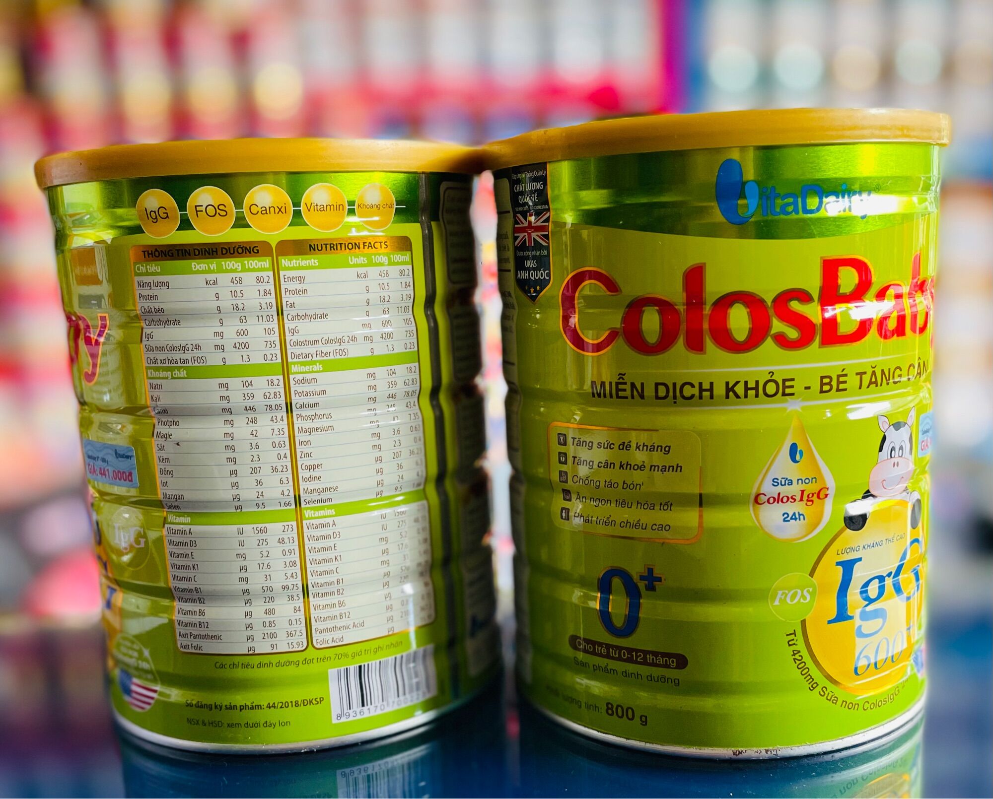 [Date 04/2024] Sữa bột Colosbaby 0+ 600 IgG (800g)