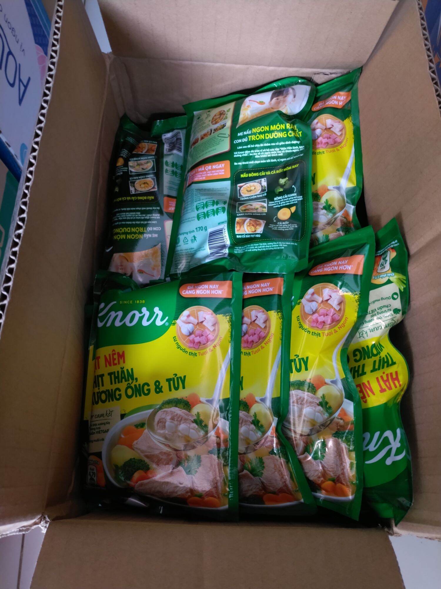 Combo 2 gói hạt nêm Knorr 170 g