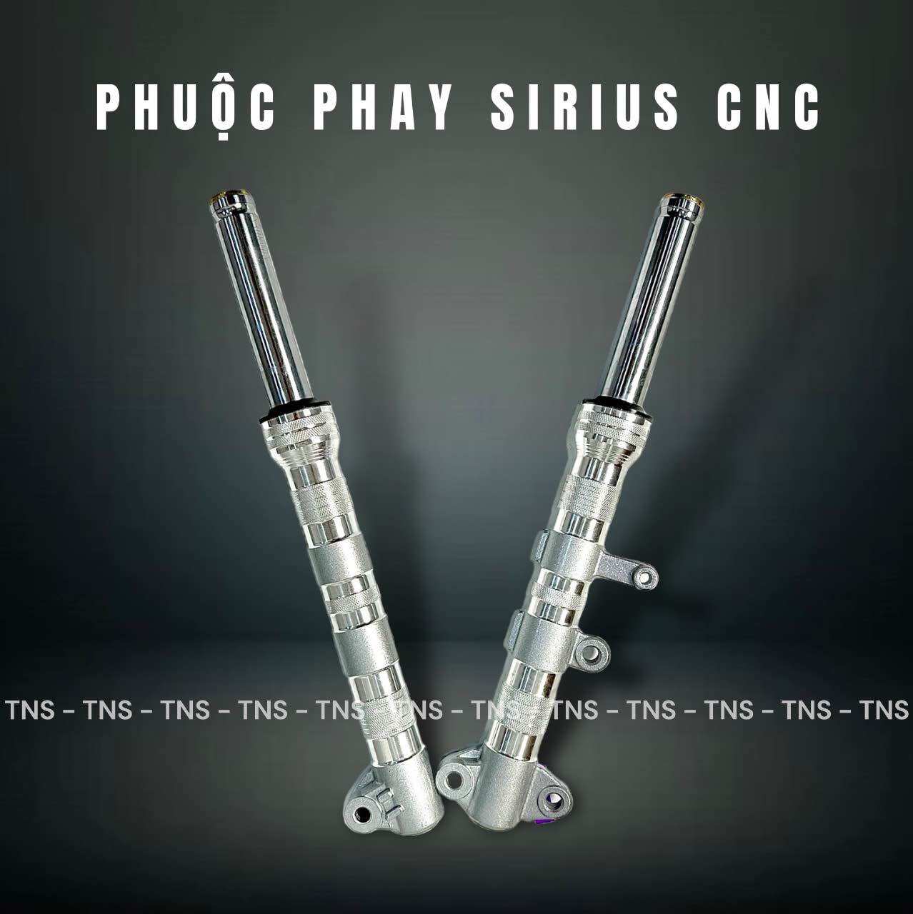 Phuộc phay sirius - Phuộc trước sirius 50/110 phay thái (Cắt ty sẳn)