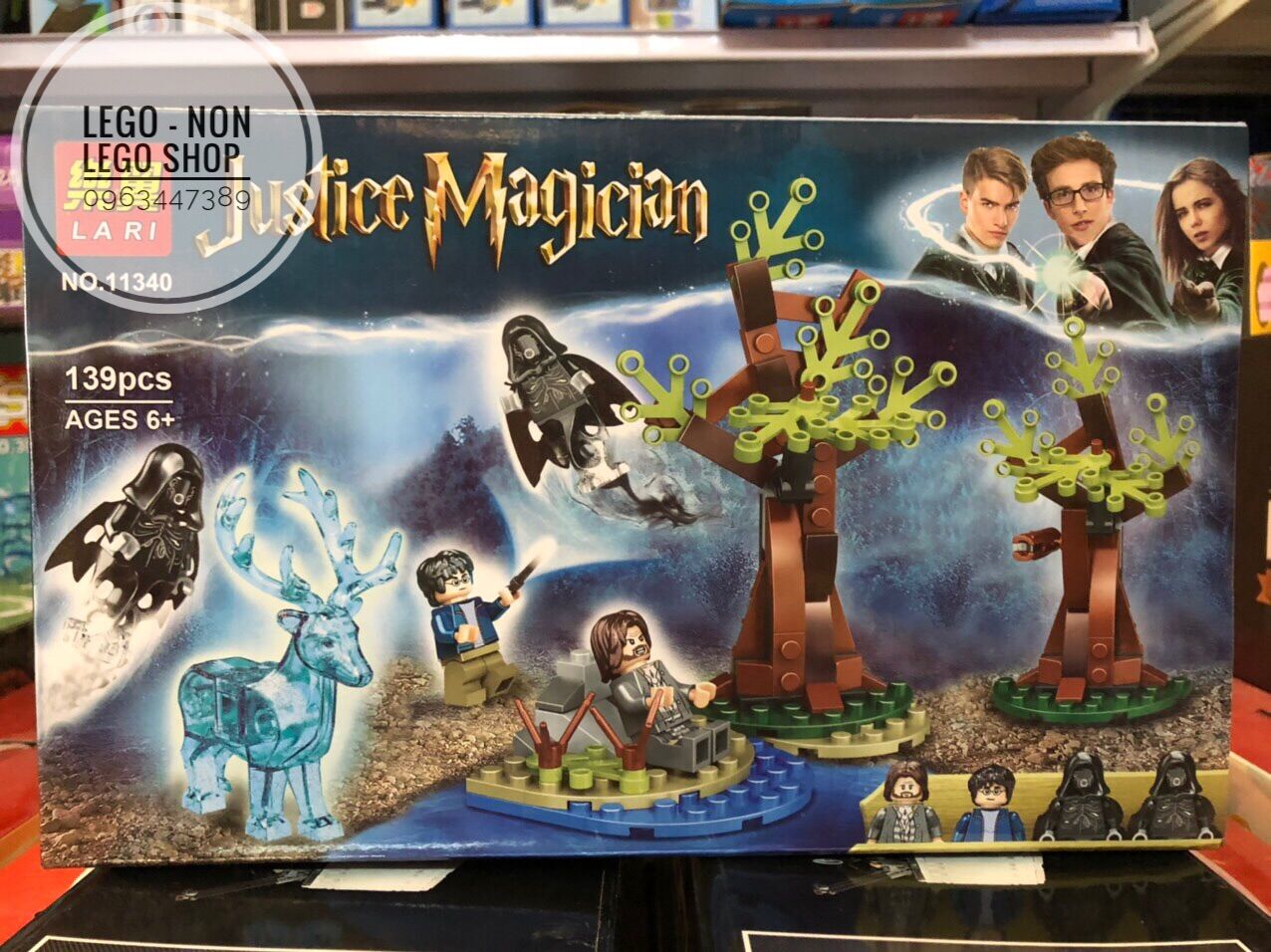 Lari 11340 ( Xếp Hình Thần Hộ Mệnh Trong Rừng Cấm Harry Potter 139 Mảnh )