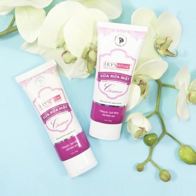 Sữa Rửa Mặt Lily White Dưỡng Trắng Da Sạch Nhờn Mờ Thâm