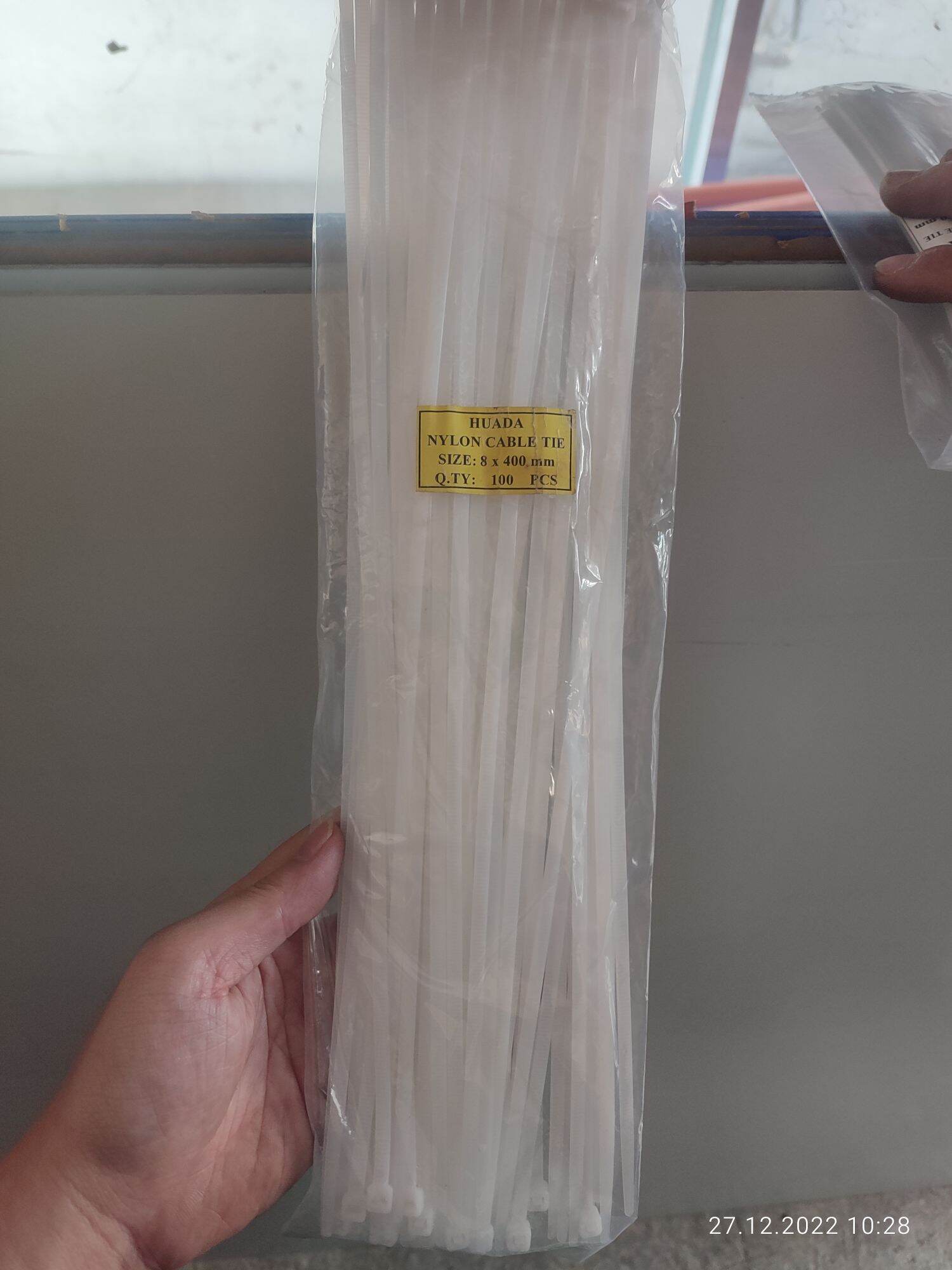 Dây Rút Nhựa Hầu 8x400mm