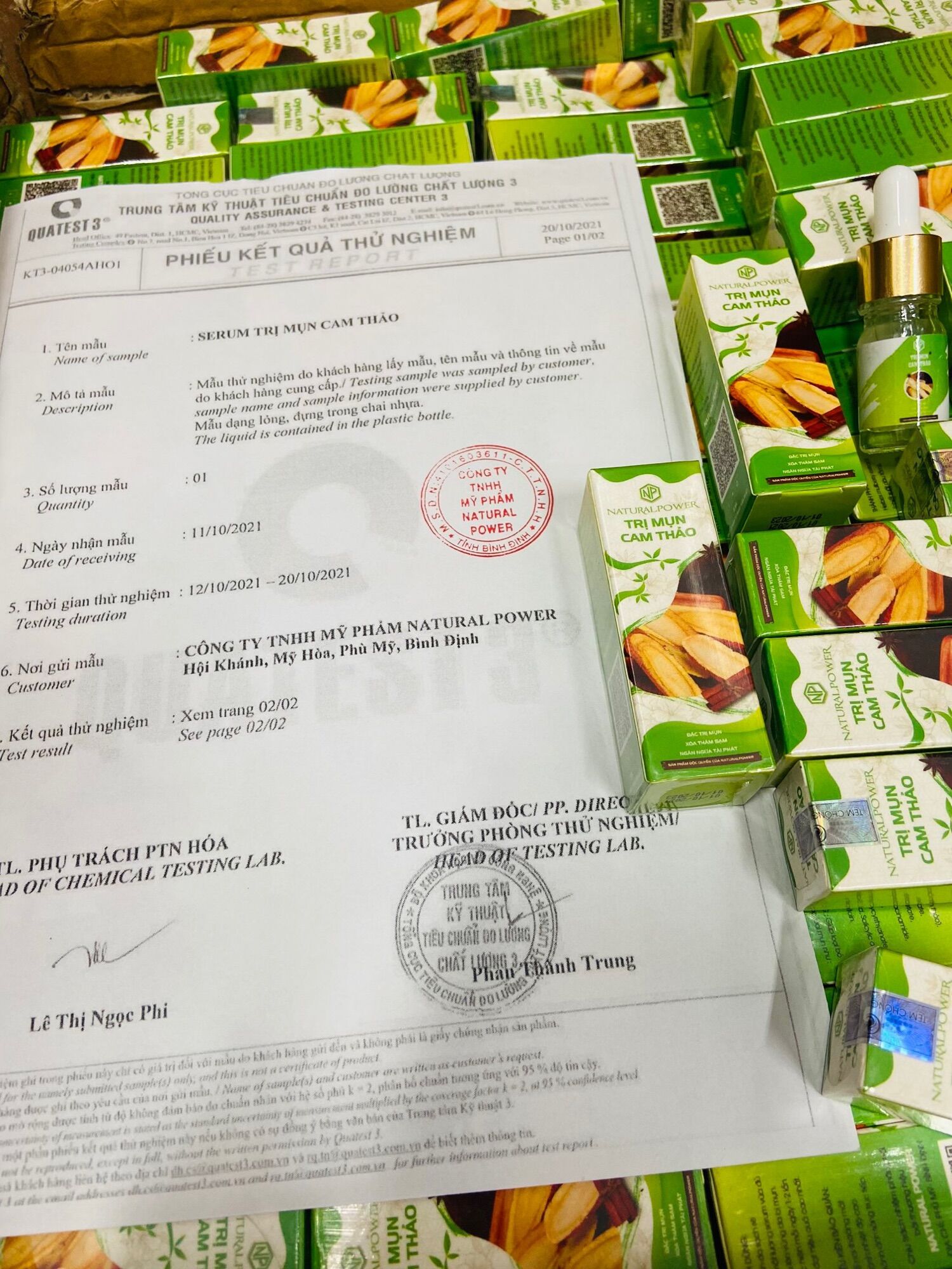 Serum Sạch Mụn Cam Thảo
