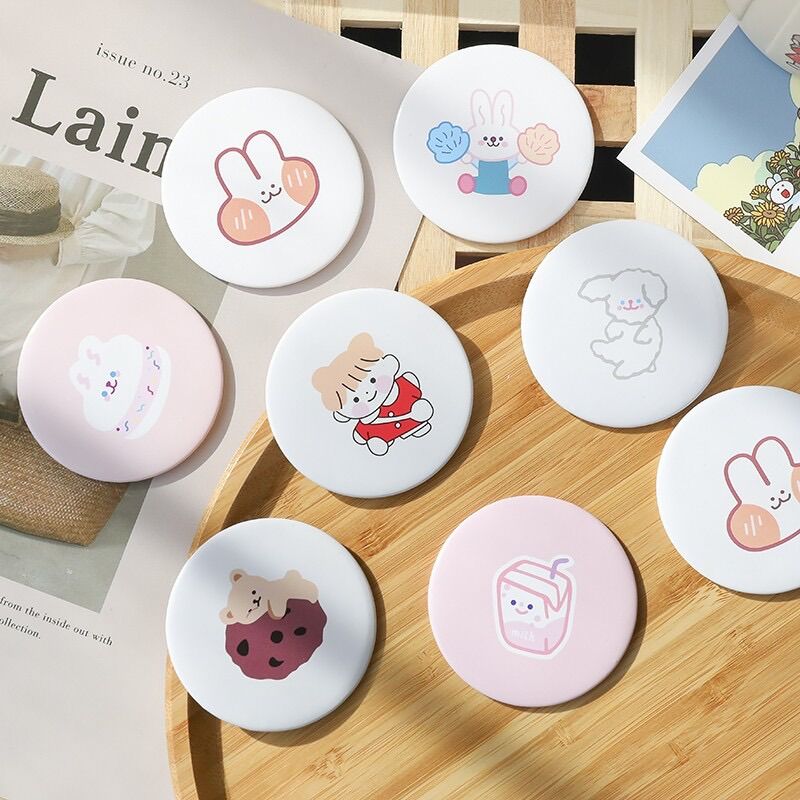 Gương soi mini cầm tay bỏ túi