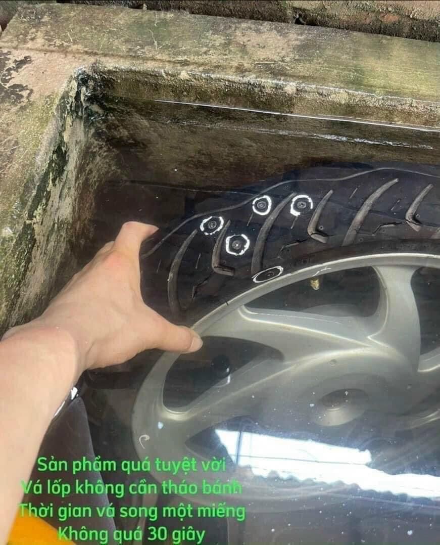 10 chiếc Vít vá lốp khẩn cấp ô tô - xe máy - xe điện