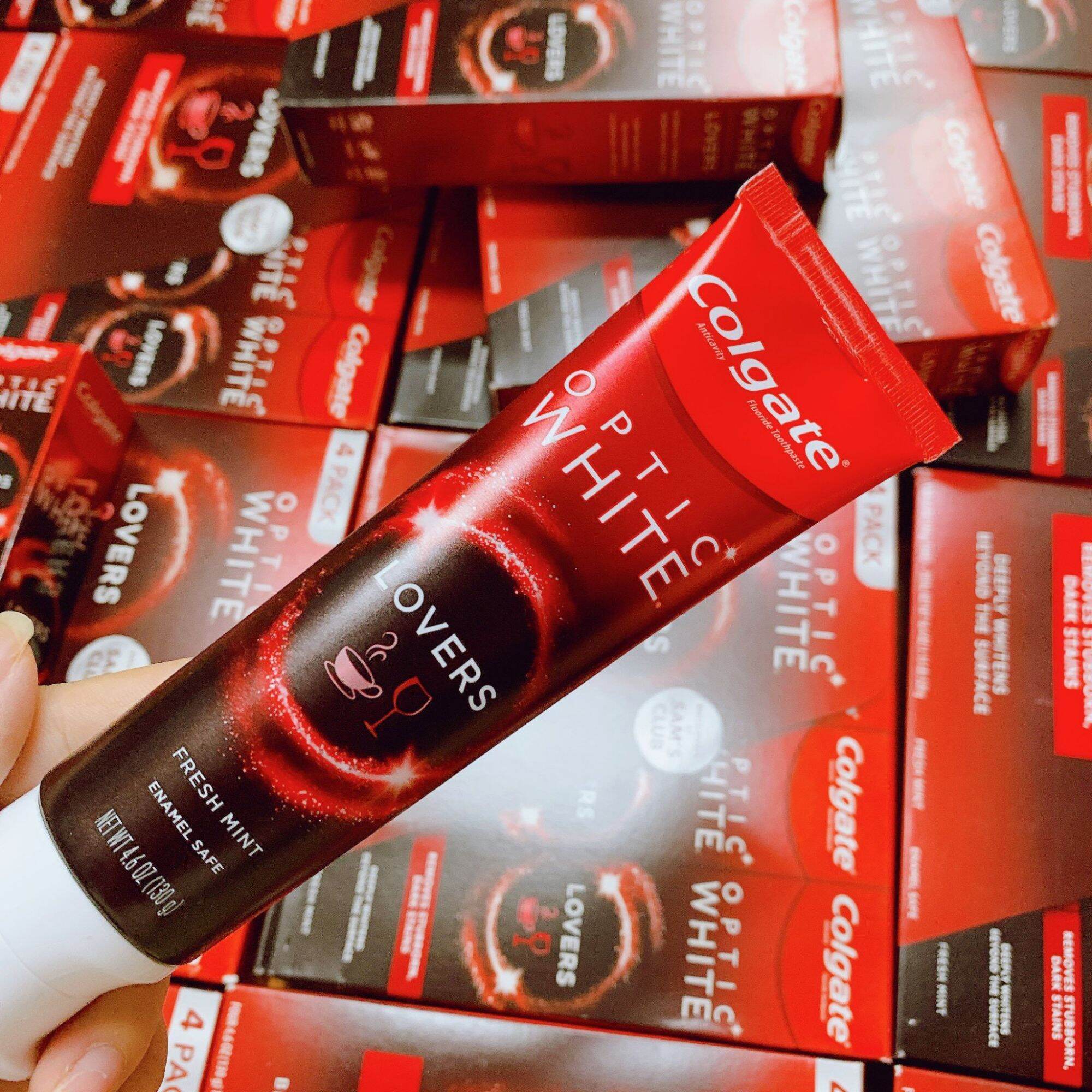 1 tuýp Kem đánh răng Colgate Optic White Renewal (130g) - Hàng Mới