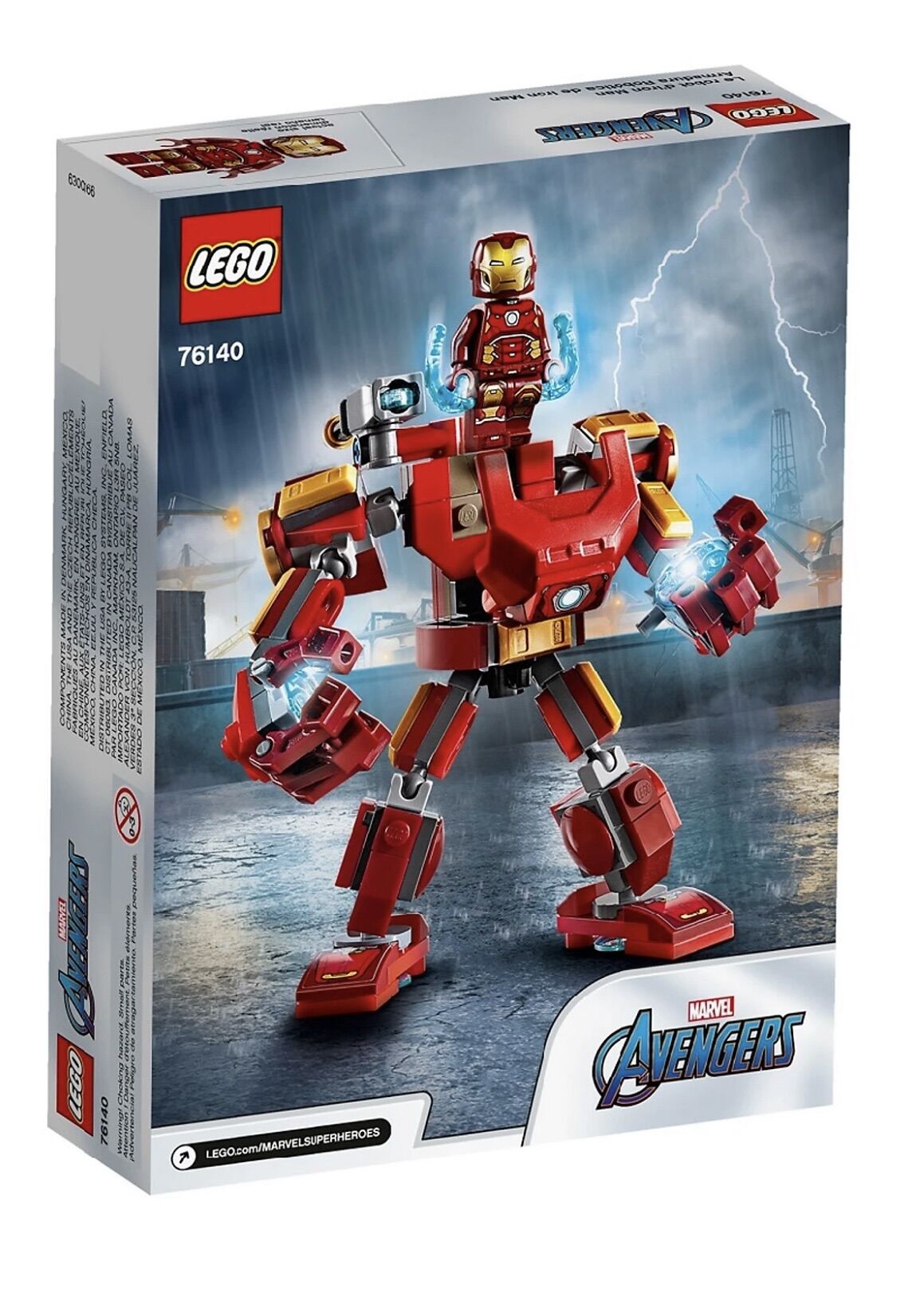 Bộ lắp ráp Chiến giáp Người sắt Lego Marvel 76140 Iron Man Mech