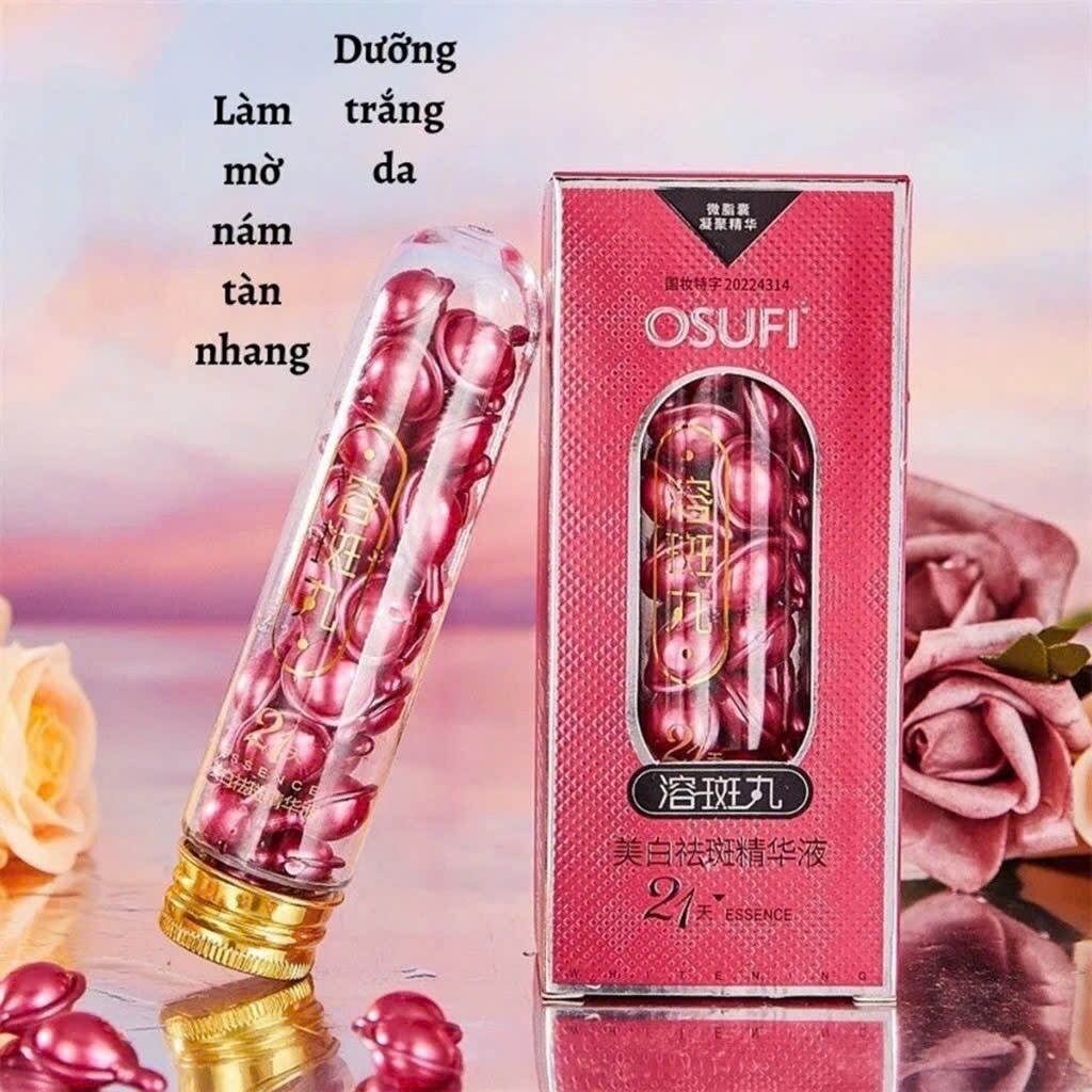 MUA 1 TẶNG 1- SET 2 HỘP - Viên Tinh Chất Làm Trắng Da OSUFI Giúp Trắng Da, Phục Hồi Trẻ Hóa Làn Da Hộp 21 Viên