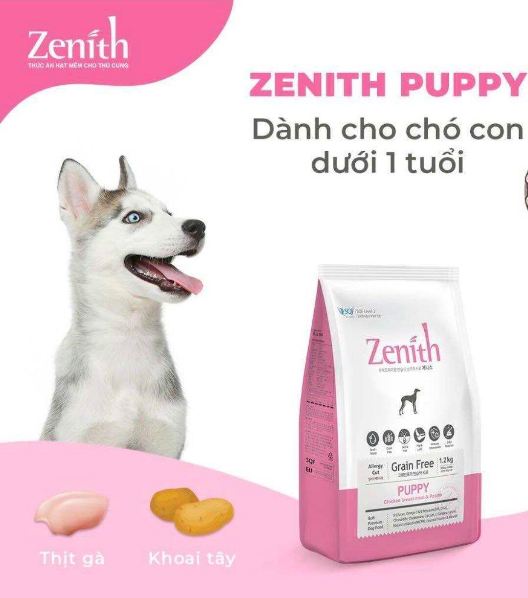 Hạt Mềm Cho Chó Con Zenith Puppy