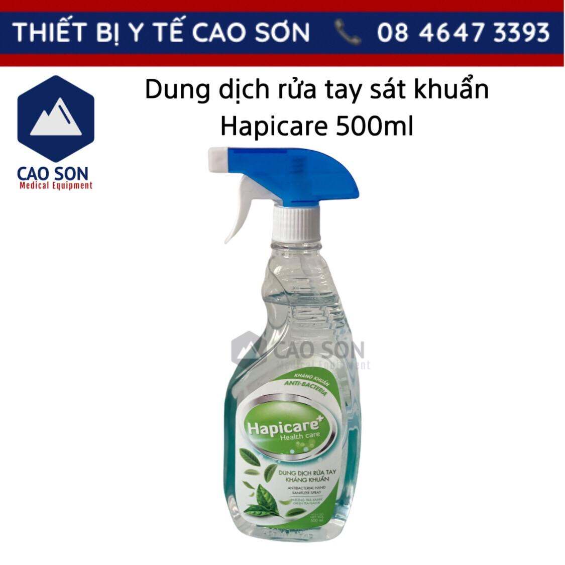 Dung dịch rửa tay sát khuẩn Hapicare 500ml