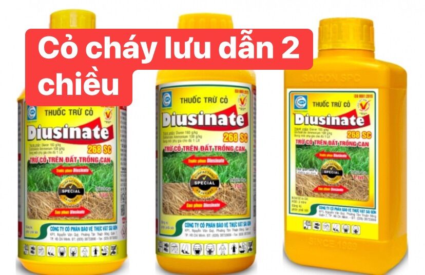 Thuốc trừ cỏ Diusinate 268sc lưu dẫn thế hệ mới, chai 1L- hàng chính hãng SPC