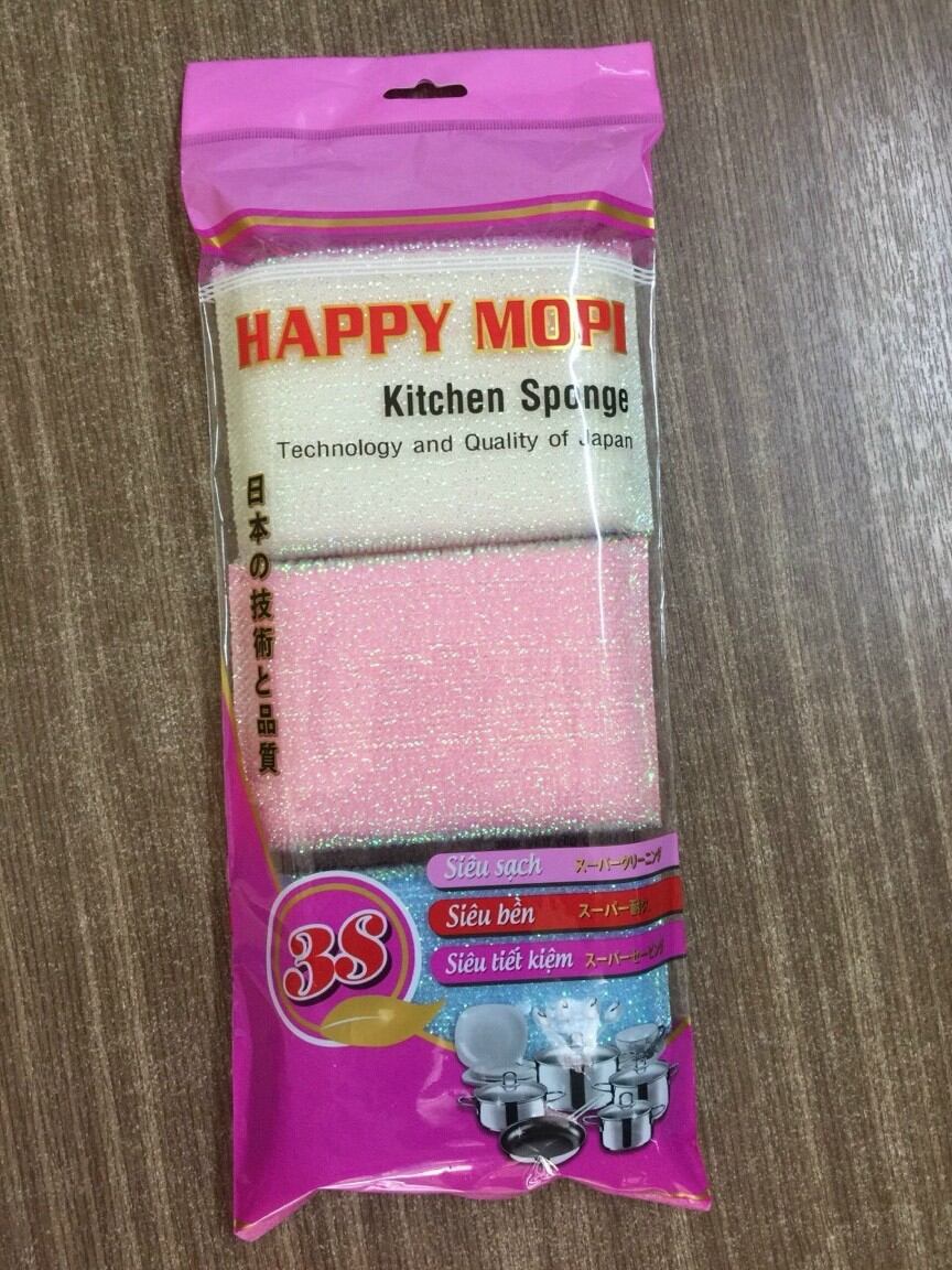 Set 3 miếng rửa chén, bát, cọ rửa nhà bếp