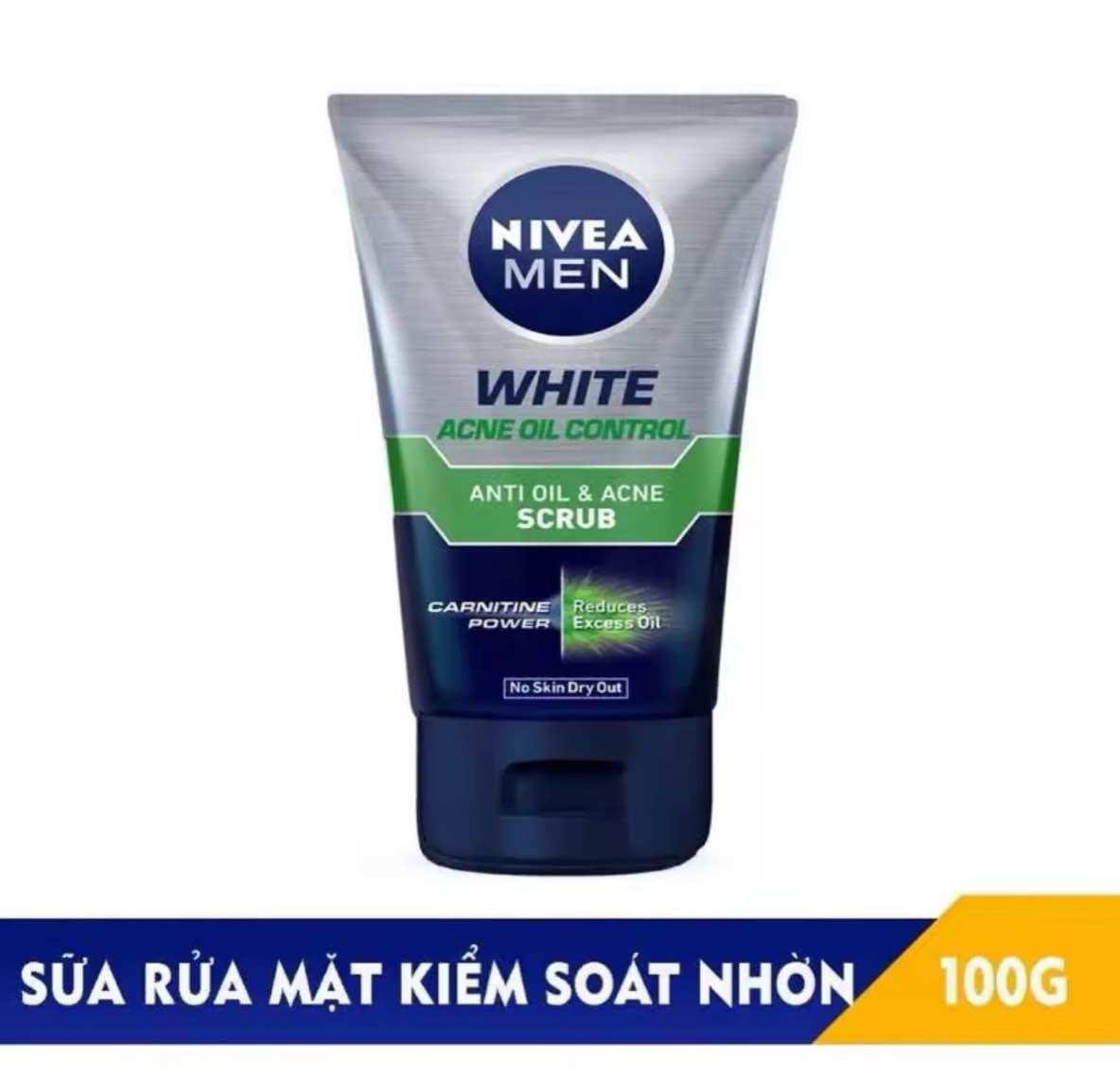 SỮA RỬA MẶT NIVEA MEN 100g(CAM KẾT HÀNG CÔNG TY CHÍNH HÃNG)