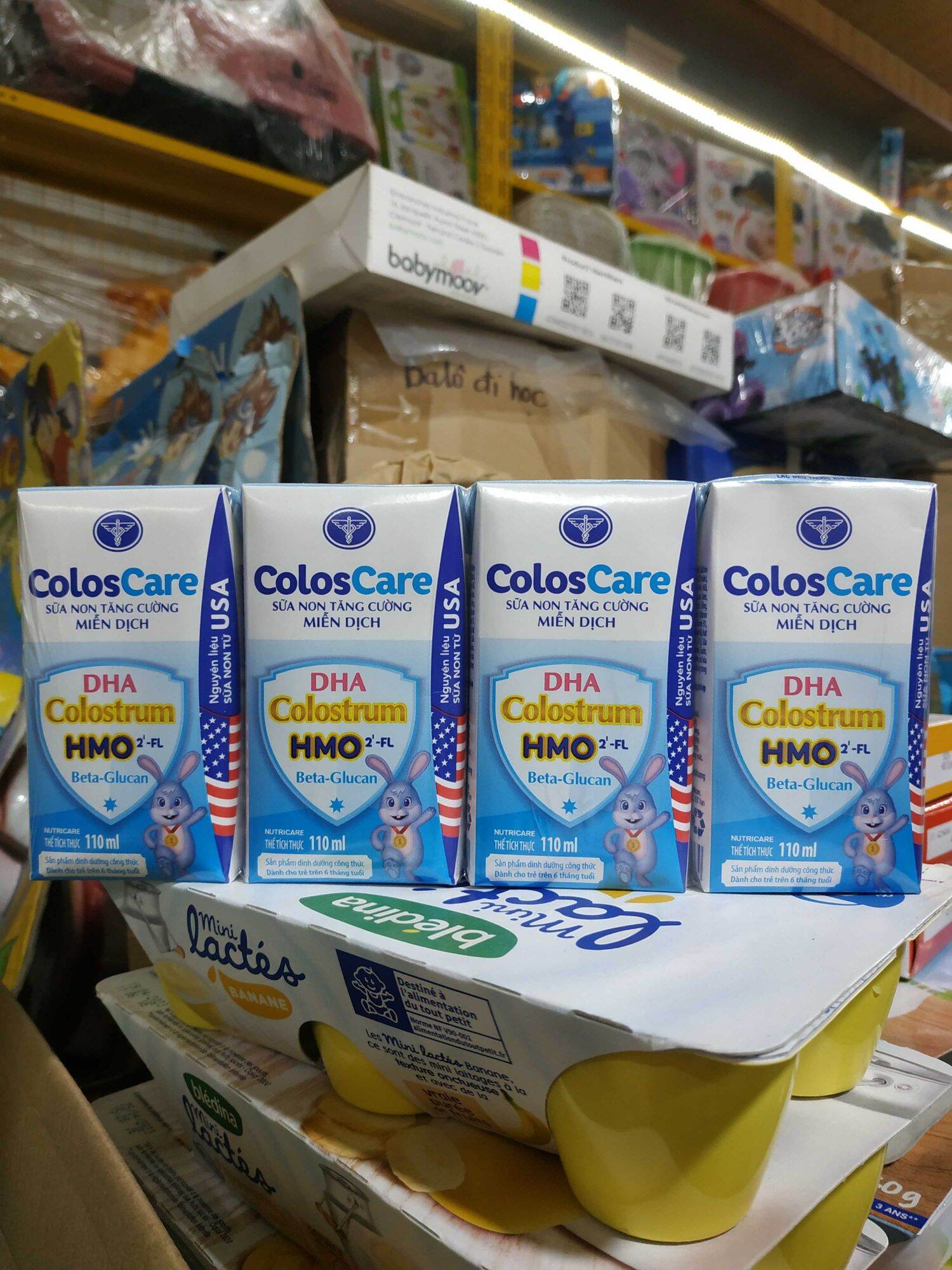Thùng sữa bột pha sẵn coloscare cho trẻ từ 6 tháng tuổi 48 hộp x 110ml