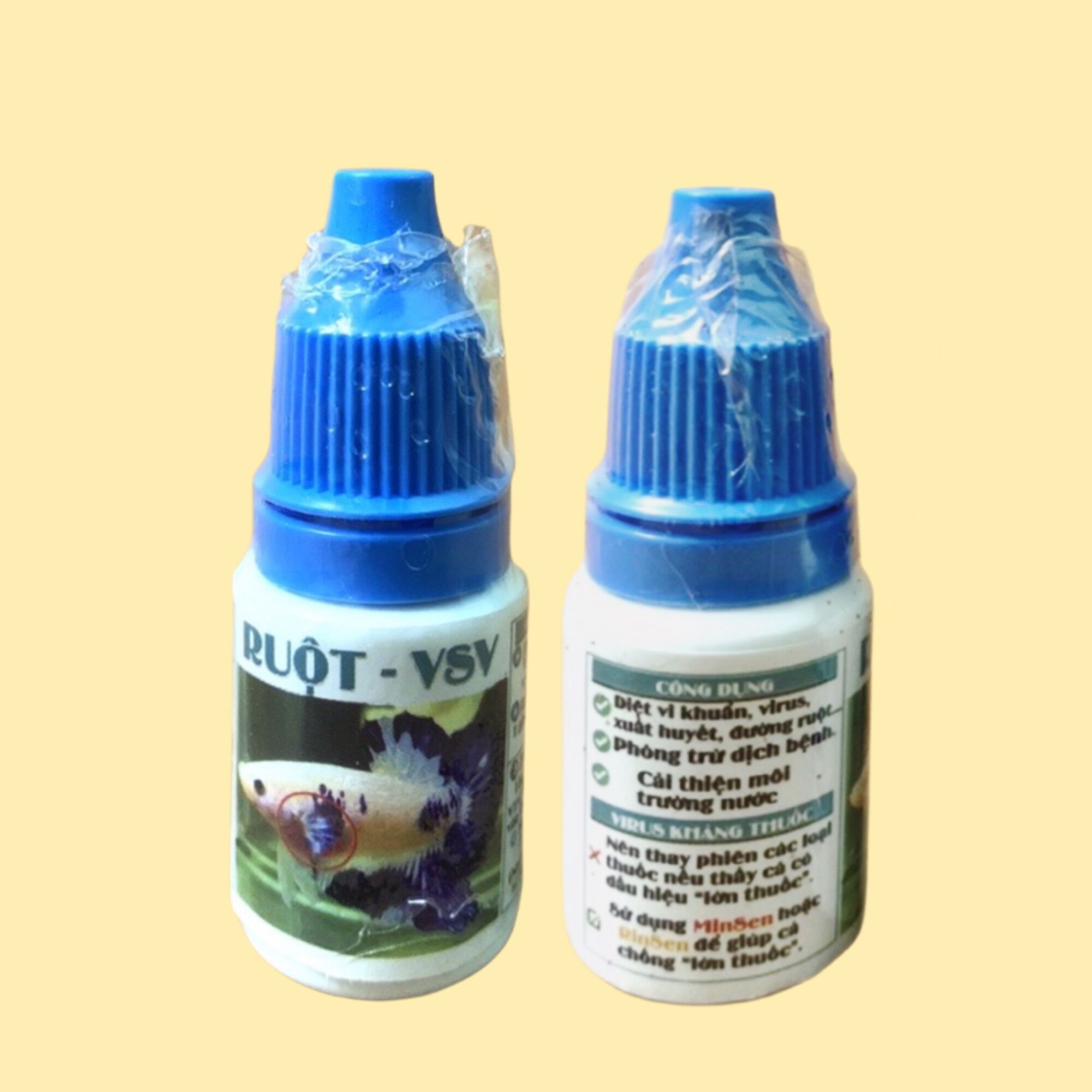 VI SINH ĐƯỜNG RUỘT & NẤM CHO HỒ CÁ CẢNH