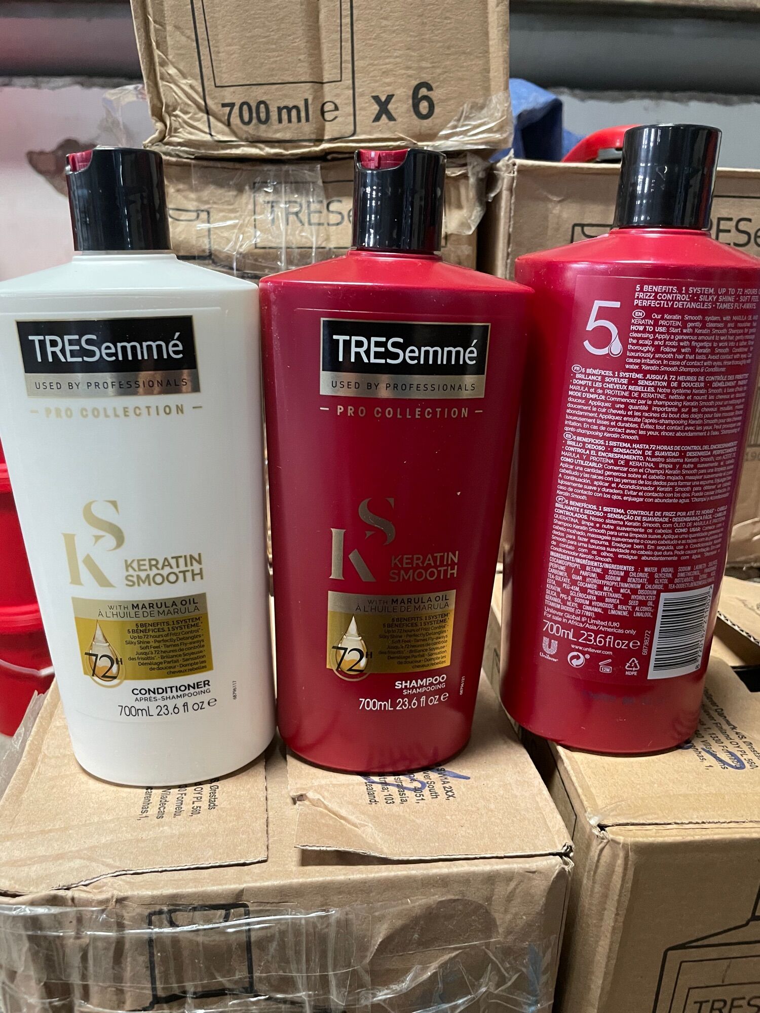 Dầu gội tresemme KS keratin smooth 700ml - Mỹ