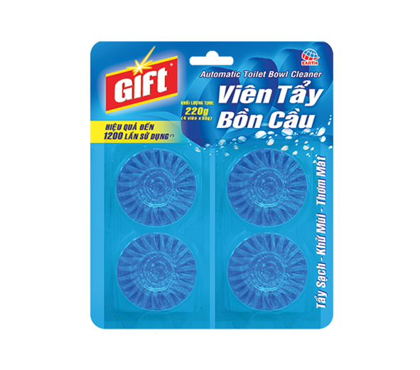 Viên tẩy bồn cầu gift
55g x 4