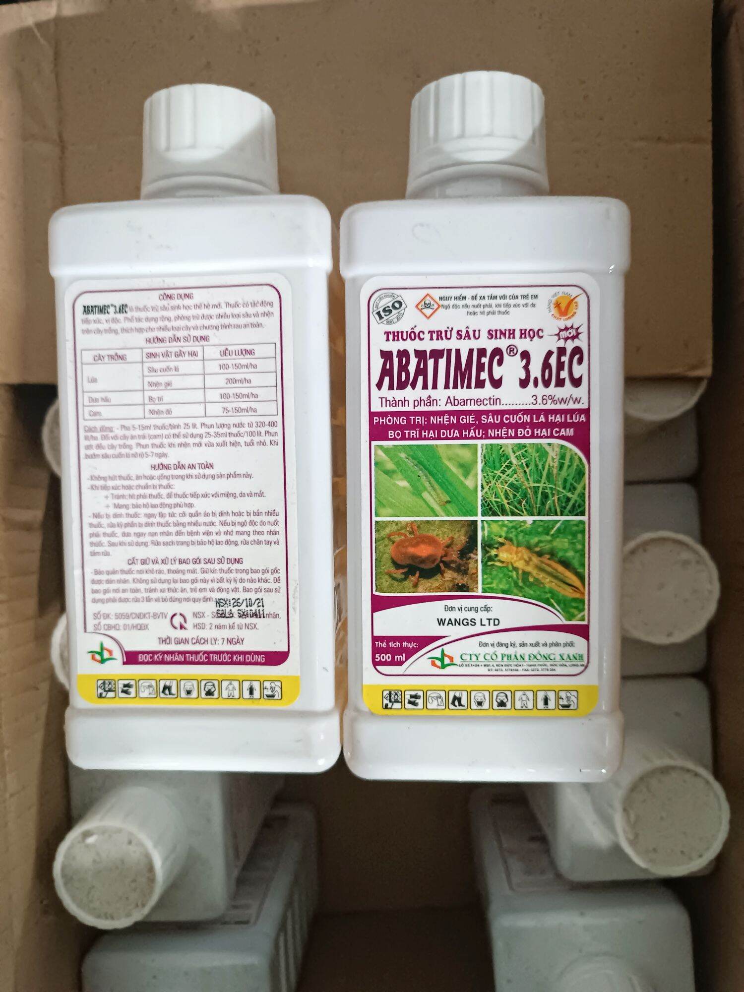 Thuốc trừ sâu ABTIMEC 3.6EC chai 500ml(sinh học)