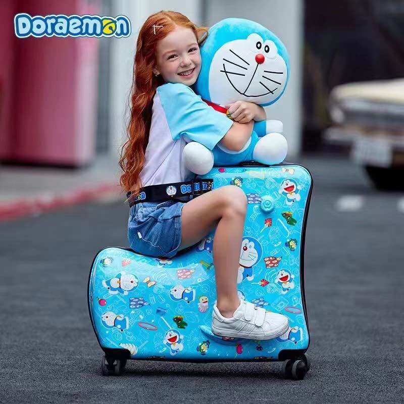 Vali du lịch cho bé ngồi được nhiều hoạ tiết dễ thương