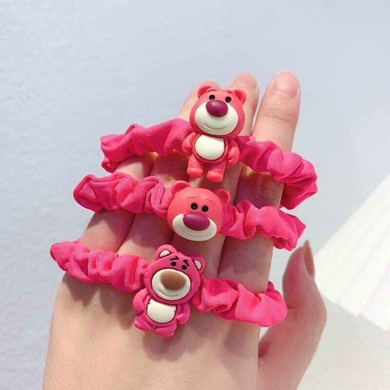Set 5 scrunchies nhún gấu los to
